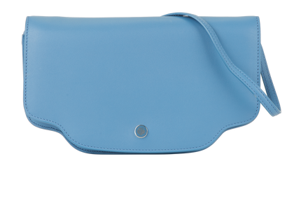 Sesia Crossbody, £610, Handbags, Blue, Leather, Front view